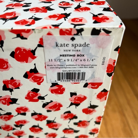 Kate Spade Floral Storage Boxes Set of 2 – Keep It Together – Stylish Decorative - Picture 7 of 8